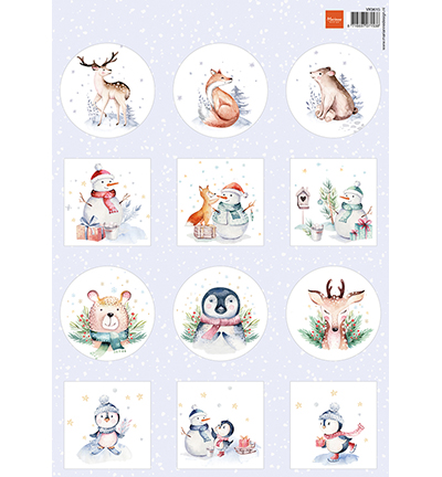 VK9615 - Marianne Design - Minis - Merry Animals - Général