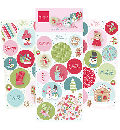 CA3198 - Marianne Design - Christmas Bakery by Marleen - Noël, hiver