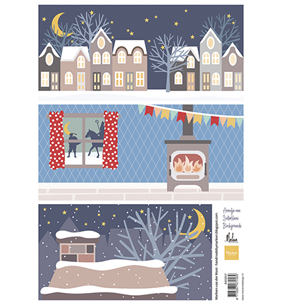 AK0097 - Marianne Design - Avondje van Sinterklaas by Marleen - Marleen