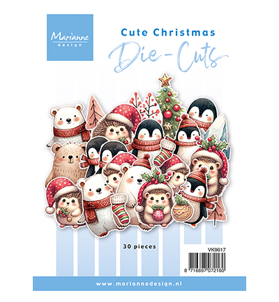 VK9617 - Marianne Design - Cute Christmas - Die Cuts