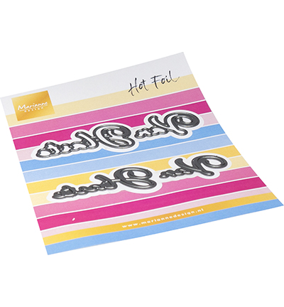 CR1681 - Marianne Design - Hot Foil - Van Harte - 