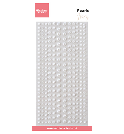 CA3202 - Marianne Design - Pearls - Ivory - Adhesive Pearls