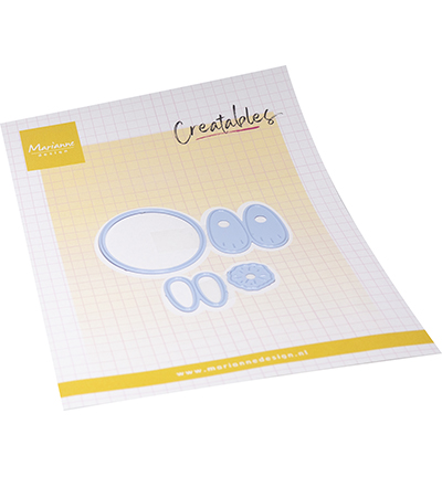 LR0899 - Marianne Design - Bunny pompom - Animaux