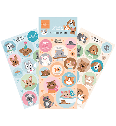 CA3200 - Marianne Design - Eline's Cats & Dogs - Animaux
