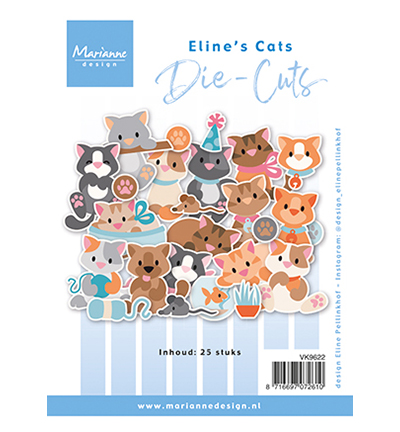 VK9622 - Marianne Design - Eline's cats - 
