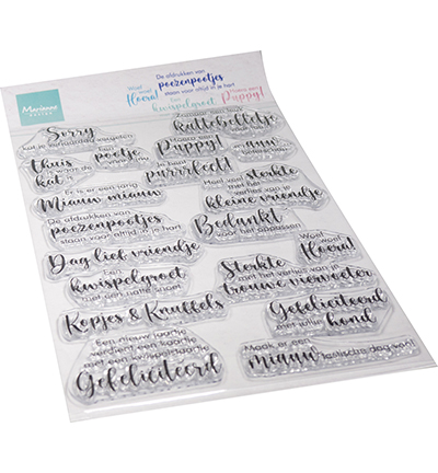 CS1170 - Marianne Design - Kopjes & Pootjes - Textes