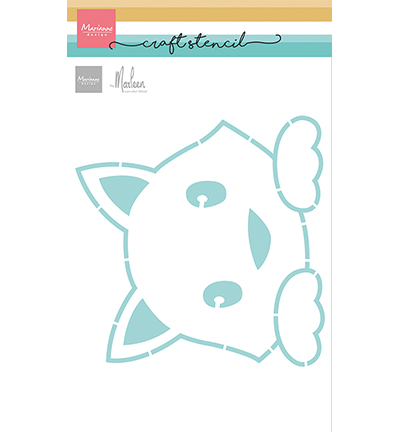 PS8180 - Marianne Design - Cat by Marleen - Animaux
