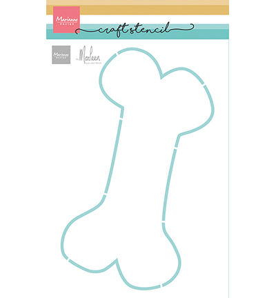 PS8181 - Marianne Design - Dog bone by Marleen - Animaux