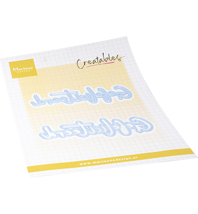 LR0905 - Marianne Design - Gefeliciteerd - Textes