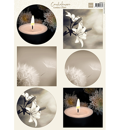 VK9625 - Marianne Design - Condoleance - Candle light - Général