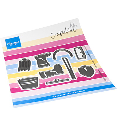 CR1693 - Marianne Design - Farm tools by Marleen - Jardin
