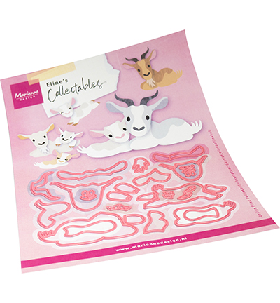 COL1570 - Marianne Design - Eline's Goat family - Animaux