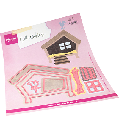 COL1572 - Marianne Design - Animal Shed by Marleen - Animaux