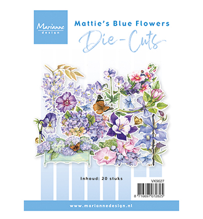VK9627 - Marianne Design - Mattie's blue flowers - 
