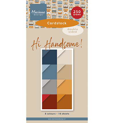 PK9209 - Marianne Design - Hi Handsome! - cardstock - Cardstock