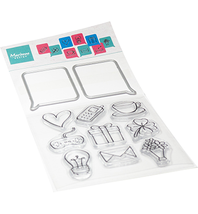 CS1176 - Marianne Design - Chat bubbles - Cadres, Etiquettes, Billets