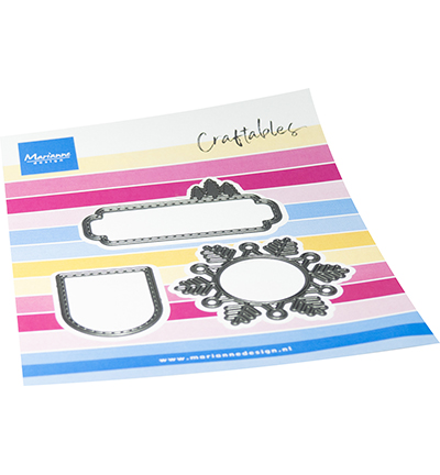 CR1701 - Marianne Design - Winter labels - Noël, hiver