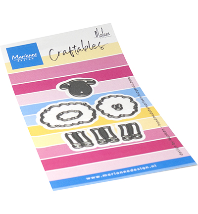 CR1704 - Marianne Design - Sheep by Marleen - 