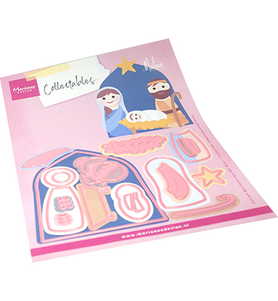 COL1576 - Marianne Design - Nativity set by Marleen - 
