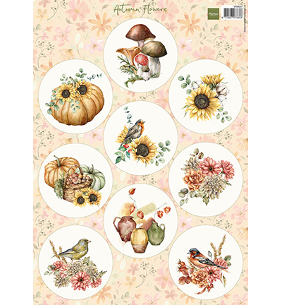 VK9637 - Marianne Design - Autumn Flowers - 