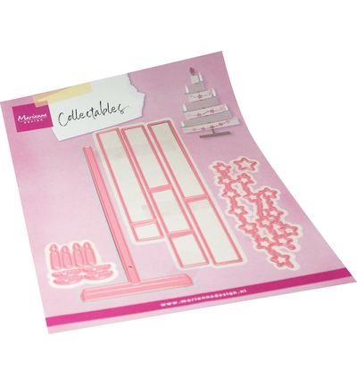 COL1577 - Marianne Design - Wooden Christmas tree - Noël, hiver