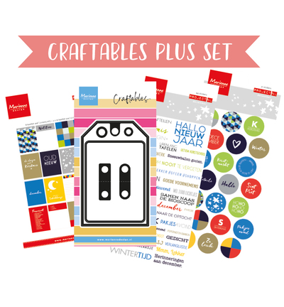 PA4219 - Marianne Design - Craftable plus set - Set assorti Marianne Design