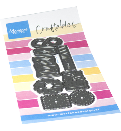 CR1713 - Marianne Design - Punch die XL - cookies - Manger, boire