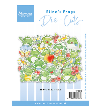 VK9643 - Marianne Design - Die-cuts Eline's frogs - 