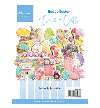 VK9644 - Marianne Design - Die-cuts Happy Easter - 