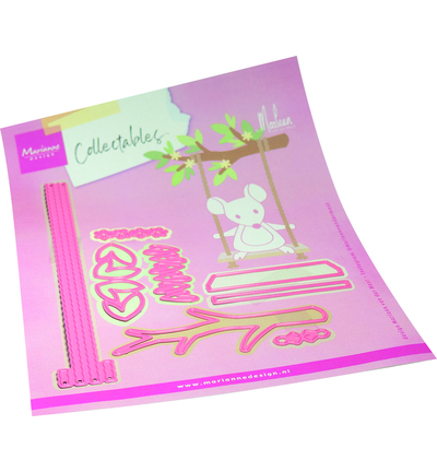 COL1584 - Marianne Design - Swing set by Marleen - Collectables