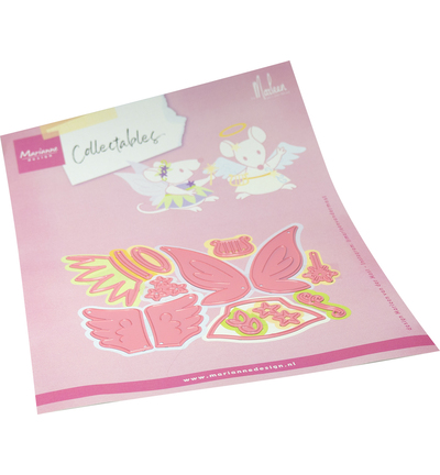 COL1585 - Marianne Design - Angel and Fairy accessories by Marleen - 