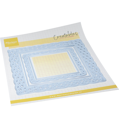 LR0954 - Marianne Design - Wicker square set - Creatables