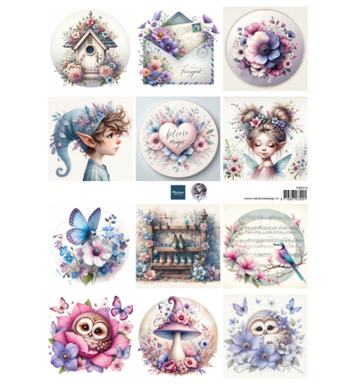 FB2510 - Marianne Design - Magical Mini's by Fairybells - Découpage