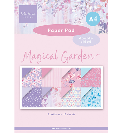 PK9221 - Marianne Design - Magical Garden - A4 - Bloc de papier