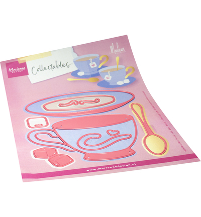 COL1586 - Marianne Design - Collectables – Tasse et soucoupe by Marleen - Collectables