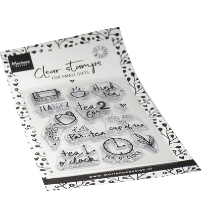 CS1192 - Marianne Design - Tampon Transparent – L'heure du thé - Clear stamp