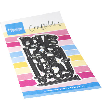 CR1736 - Marianne Design - Punch die XL - Nuts & bolts - Craftables