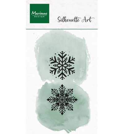 CS1199 -  - Tampon Transparent – Silhouette Art – Cristaux de glace - 