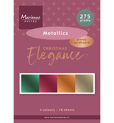 PK9225 -  - Bloc Papier – Christmas Elegance Metallics A5 - 