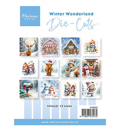 VK9650 - Marianne Design - Die-cuts - Winter Wonderland - Die Cuts