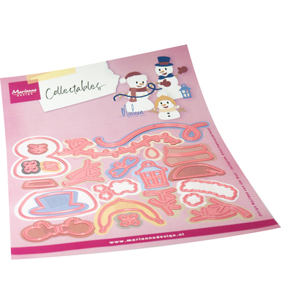 COL1596 - Marianne Design - Collectables – Bonshommes de neige joyeux by Marleen - Collectables