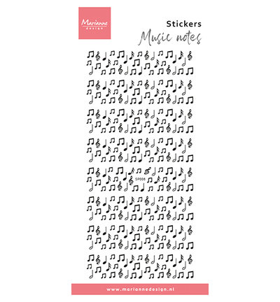 CA3235 - Marianne Design - Autocollants – Notes de musique - Stickers