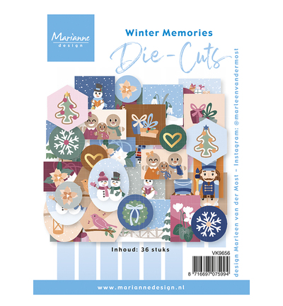 VK9656 - Marianne Design - Découpes – Winter Memories by Marleen - Die Cuts