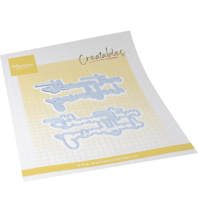 LR0986 - Marianne Design - Creatables – Met oprechte deelneming - Creatables
