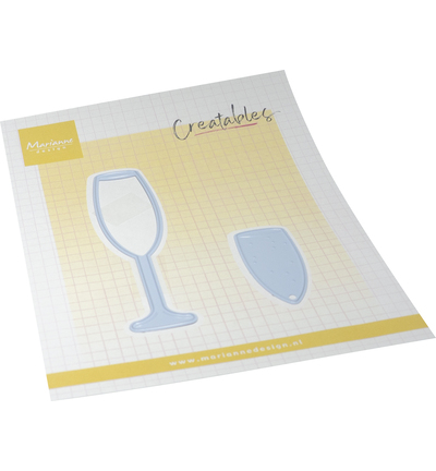LR0988 - Marianne Design - Creatables – Grand verre à champagne - Creatables