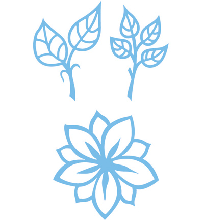 LR0156 - Marianne Design - Fleurs et feuilles - Fleurs