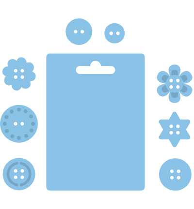 LR0188 - Marianne Design - Etiquettes et boutons - Creatables