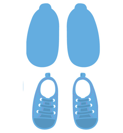 LR0304 - Marianne Design - My first sneakers - 