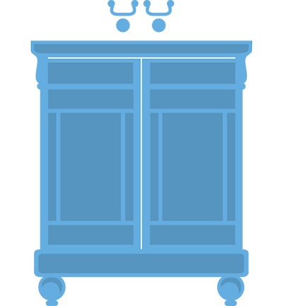 LR0314 - Marianne Design - Sweet cabinet - 