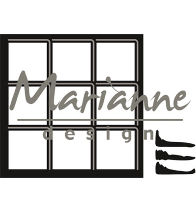 CR1286 - Marianne Design - Snowy Window - 